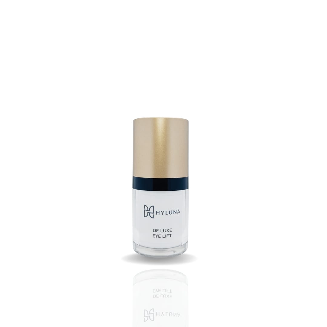 De Luxe Eye Lift: Creme für eine erfrischte Augenpartie mit Argireline®, Hyaluronsäure und natürlichen Extrakten."