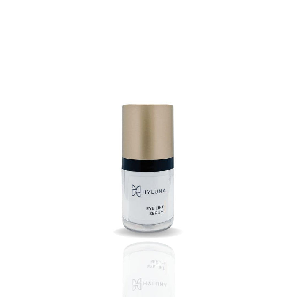 Entdecken Sie intensive Pflege mit unserem Eye Lift Serum. Die wirkungsvolle Formel mit MatrixylTM 3000 und Hyaluronsäure glättet Linien, reduziert Schwellungen und bringt Ihre Augen zum Strahlen.