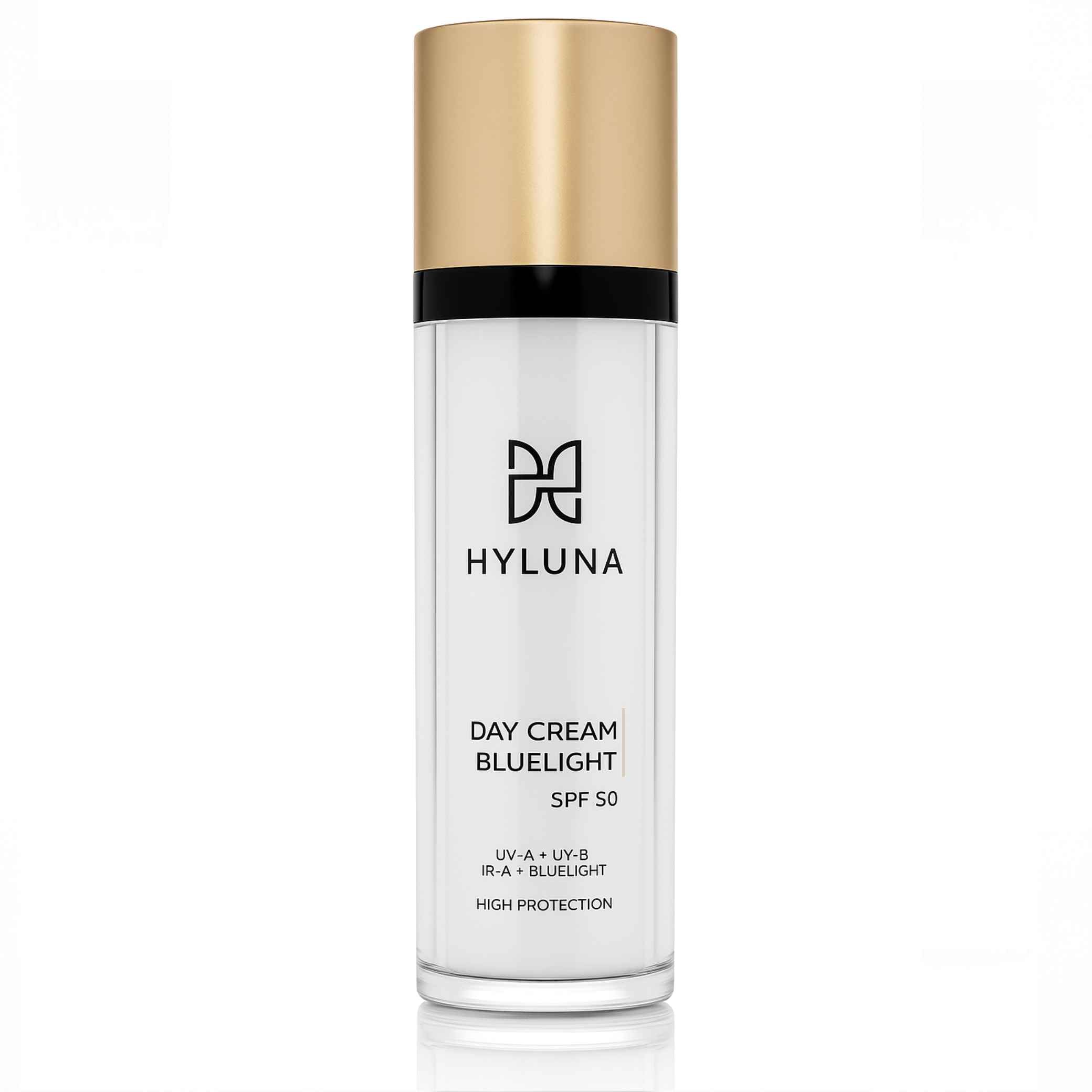 Day Cream Bluelight SPF 50: Ihr täglicher Schutzschild vor UV-Strahlen, Blaulicht und Umweltbelastungen. Mit Phyto-Protect Complex und natürlichen Ölen.