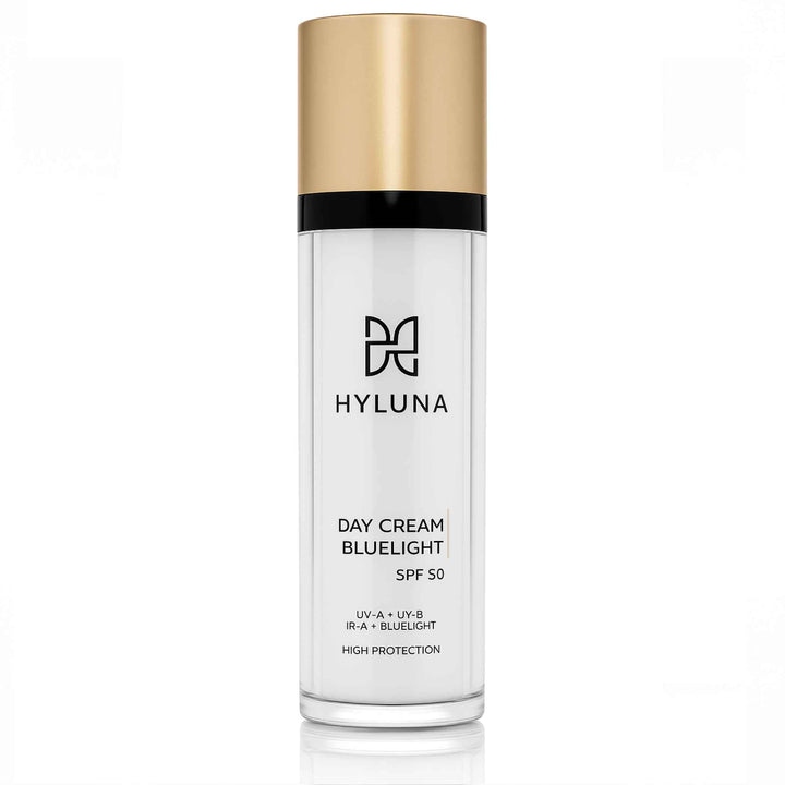 Day Cream Bluelight SPF 50: Ihr täglicher Schutzschild vor UV-Strahlen, Blaulicht und Umweltbelastungen. Mit Phyto-Protect Complex und natürlichen Ölen.