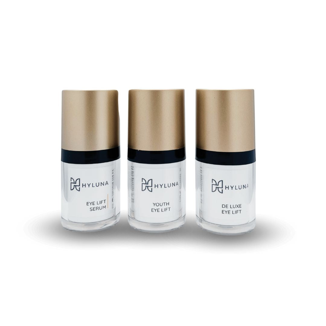 Set Hyluna Produktbild  Eye lift Serum, Your Eyelift und De luxe eye lift